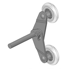 PASEDO аксессуары комплектующие для гаражных секционных ворот опоры кронштейны винты болты профили в Польше