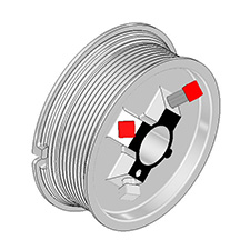 PASEDO аксессуары комплектующие для гаражных секционных ворот опоры кронштейны винты болты профили в Польше